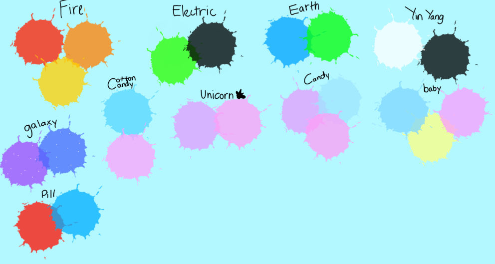 Color Combos For OCs by wormXD on DeviantArt