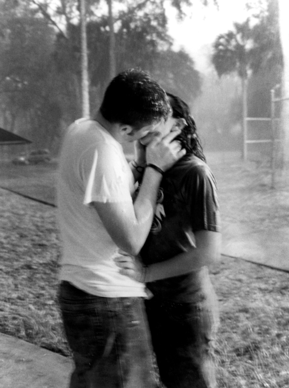 Kissing in the Rain