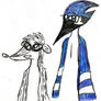 Mordecai and Rigby doddle