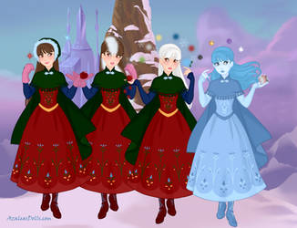 YHS' Snow n Magic-Ib's outfits 2 by YuiHarunaShinozaki