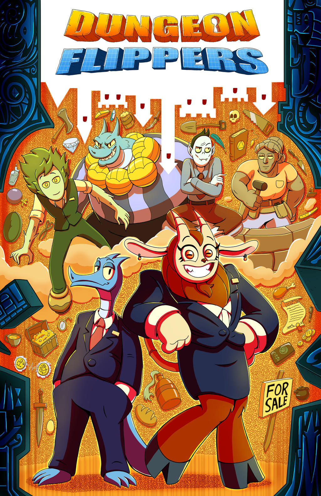 Dungeon Flippers by travisfowlerartstuff on DeviantArt