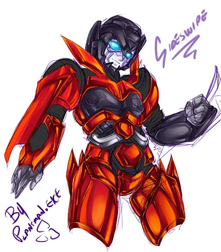TF Sideswipe - Red Demon by plantman-exe on DeviantArt