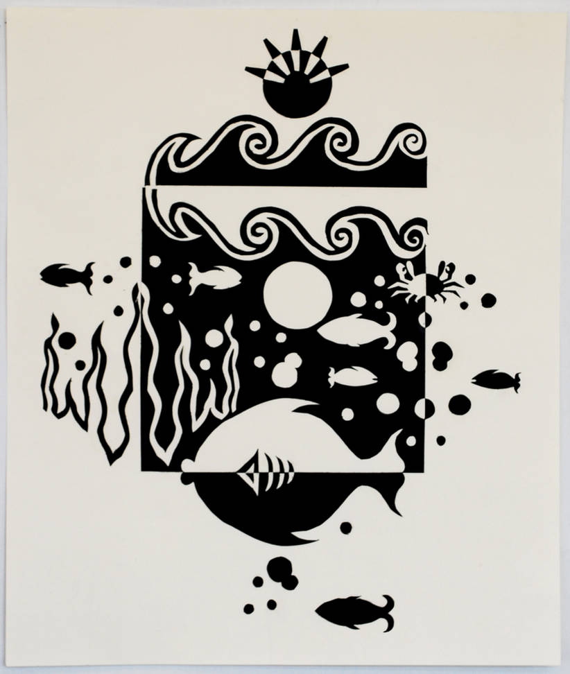 Under the Sea Notan by cheer123chick123 on DeviantArt