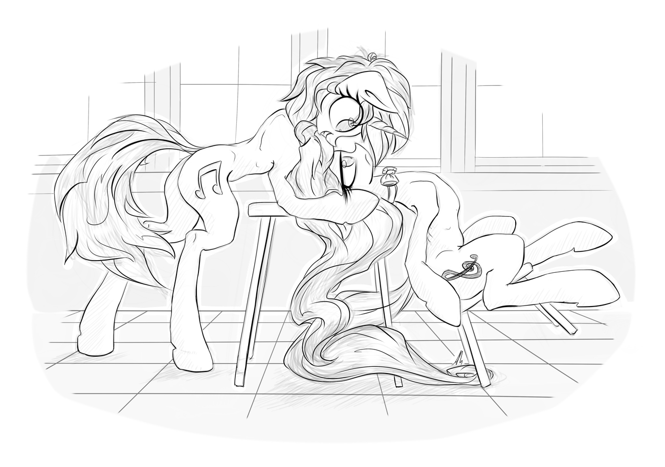 Sketch035 - Vinyl and Octavia