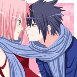 sasusaku kiss me