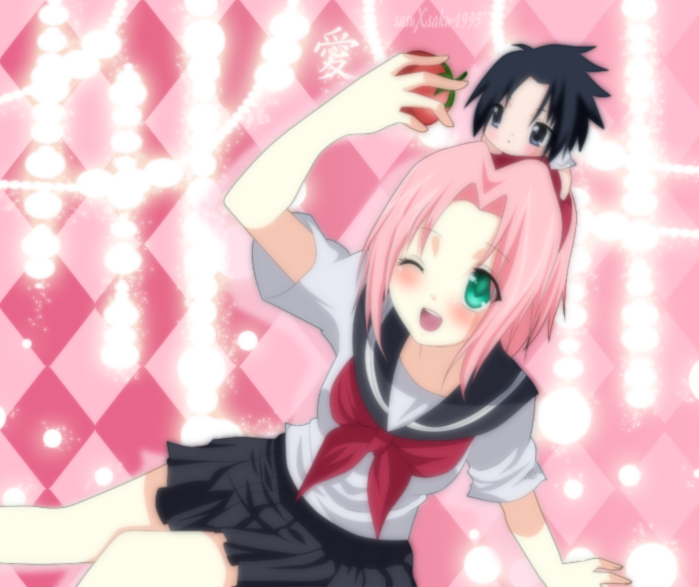 Sasuke y Sakura by lluviaemosa on DeviantArt