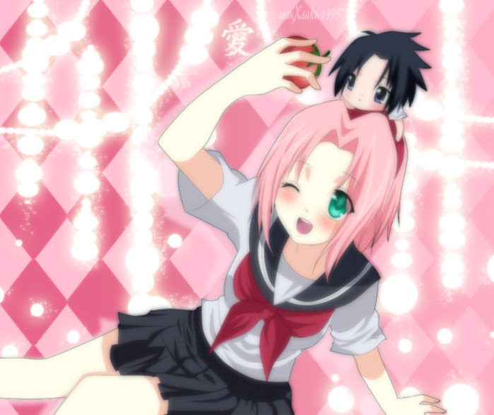 Sakura and Sasuke? O.o by PukyBear on DeviantArt