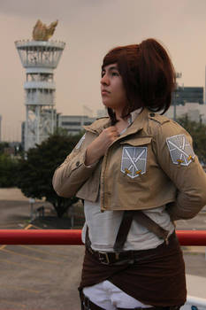 Sasha - Potato Girl - Attack on Titan cosplay