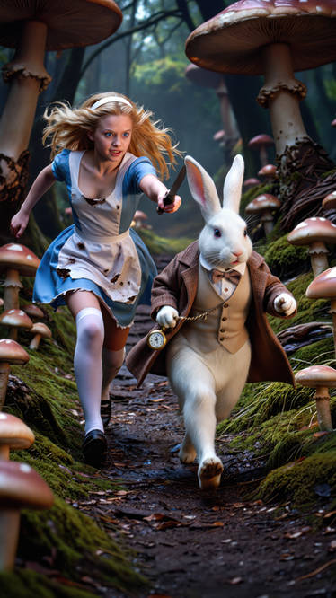 Angry Rabbit Alice One of Those Most Paused Scenes In Alice by CreativeT01 on DeviantArt