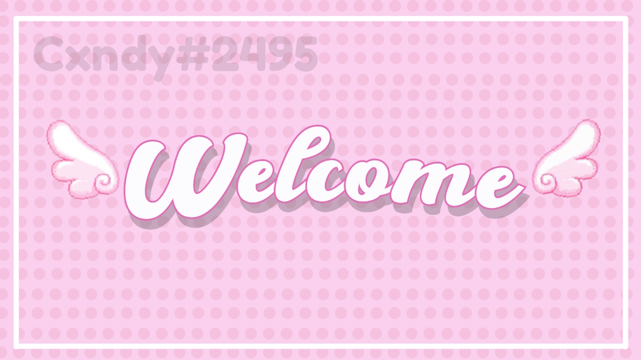 Cute discord Welcome banner by RaspberryKisss on DeviantArt
