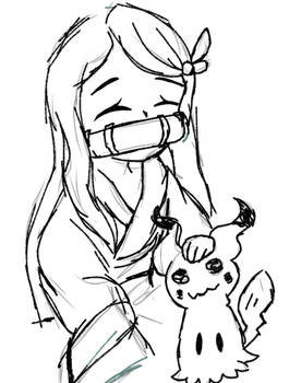 Nezuko and Mimikyu