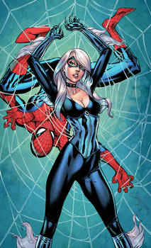 Black Cat and Spiderman - Colors