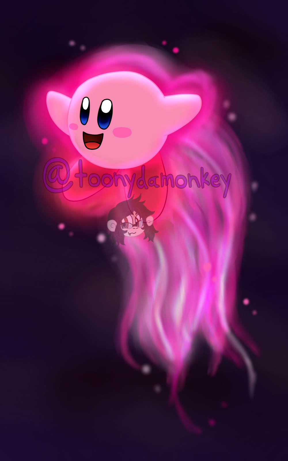 Neon Kirby by toonydamonkey on DeviantArt