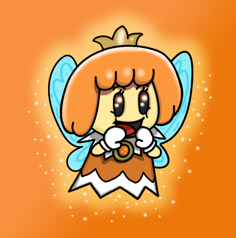 Orange Sprixie Princess