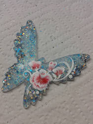 One Stroke Butterfly Necklace