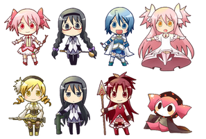 Chibi Puella Magi Madoka Madoka Render