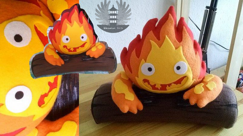 Calcifer plush Howl's moving castle Ghibli