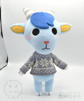 Handmade Sherb plush - Animal Crossing