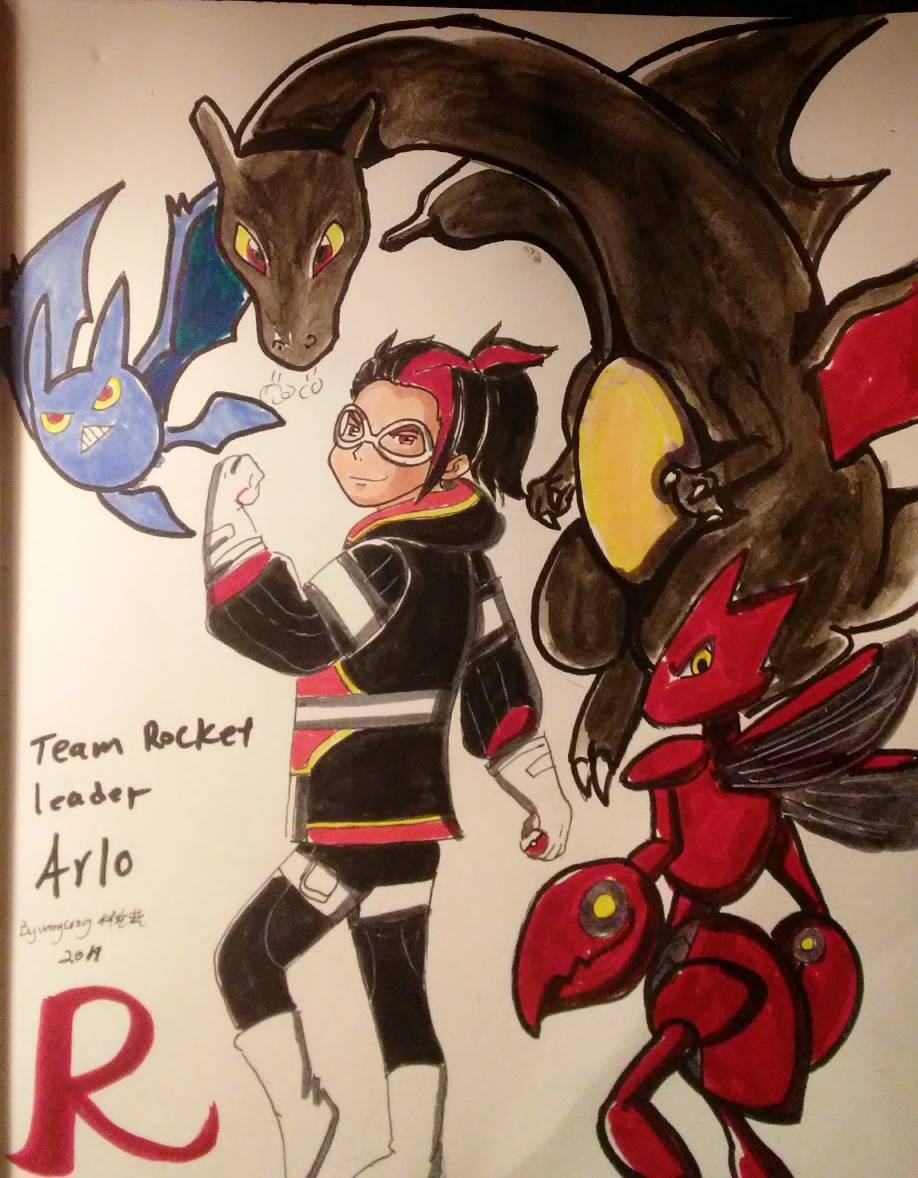 Team go Rocket Leader Arlo by wonglong12 on DeviantArt