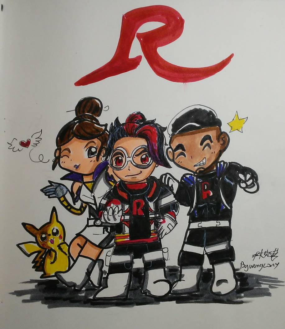 chibis Team go Rocket leaders by wonglong12 on DeviantArt