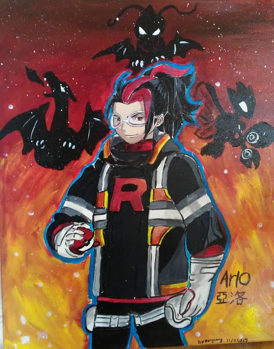 Team go rocket leader Arlo painting by wonglong12 on DeviantArt