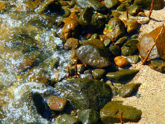 seashore rocks