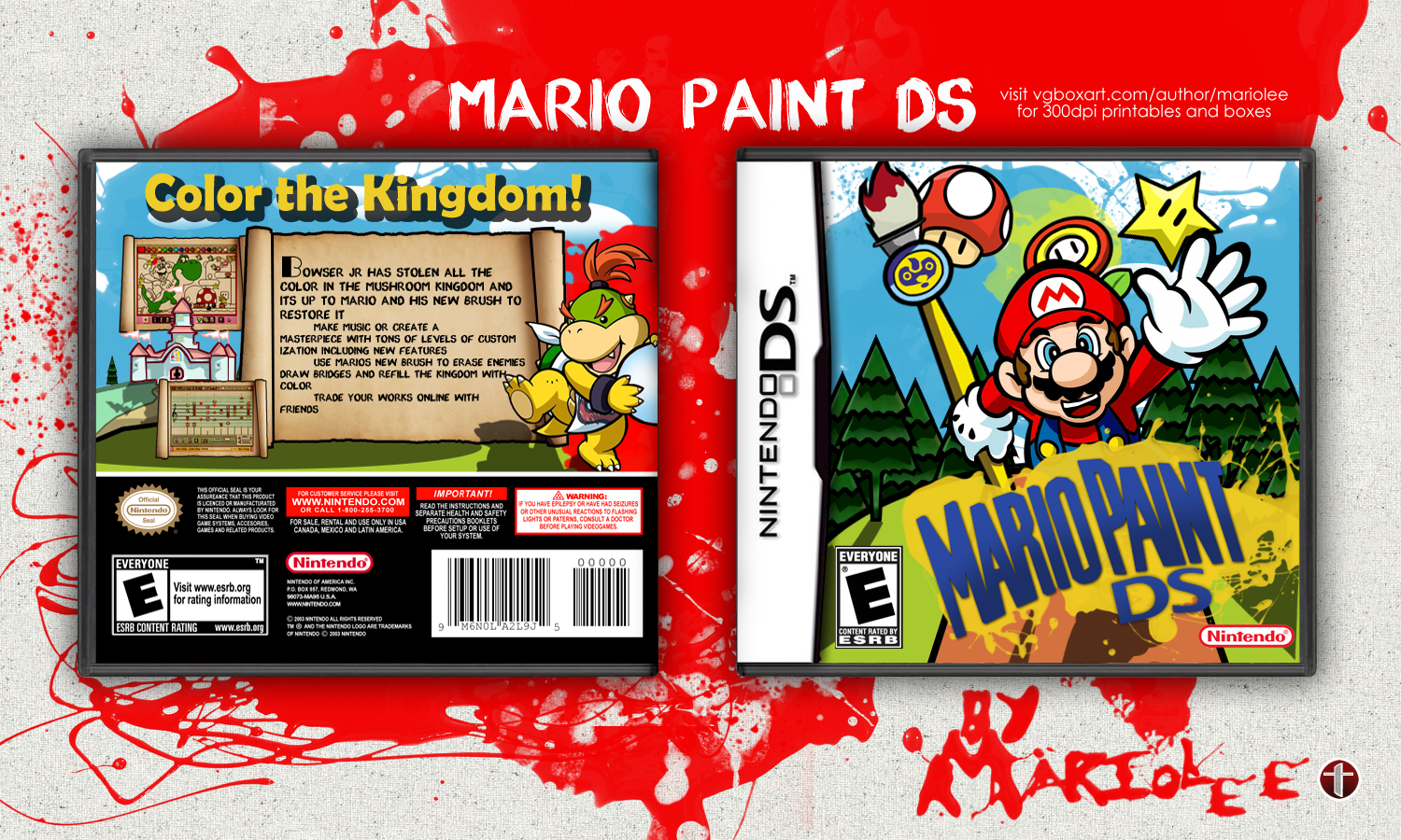 Psds Mario Mario Paint DS by TheMariolee on DeviantArt