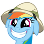 Hyped Rainbow Dash