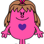 Little Miss Heartfelt Vector