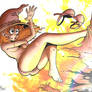 Pin-up Magicienne Sortilege