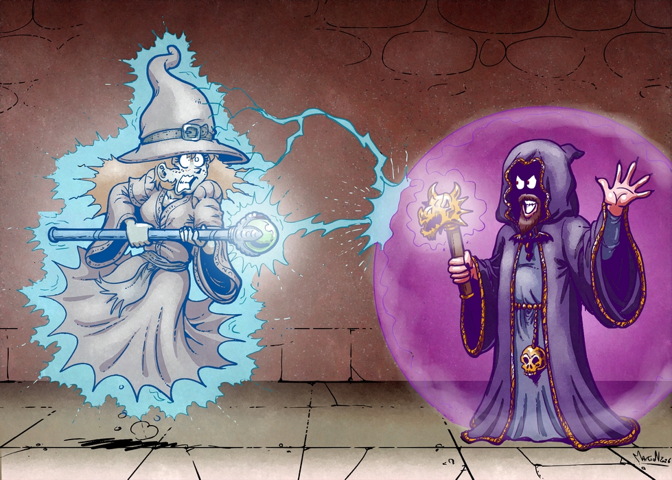 Magicienne vs Zangdar