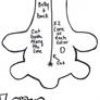 Pokedoll Lapras plush pattern (scan 1)