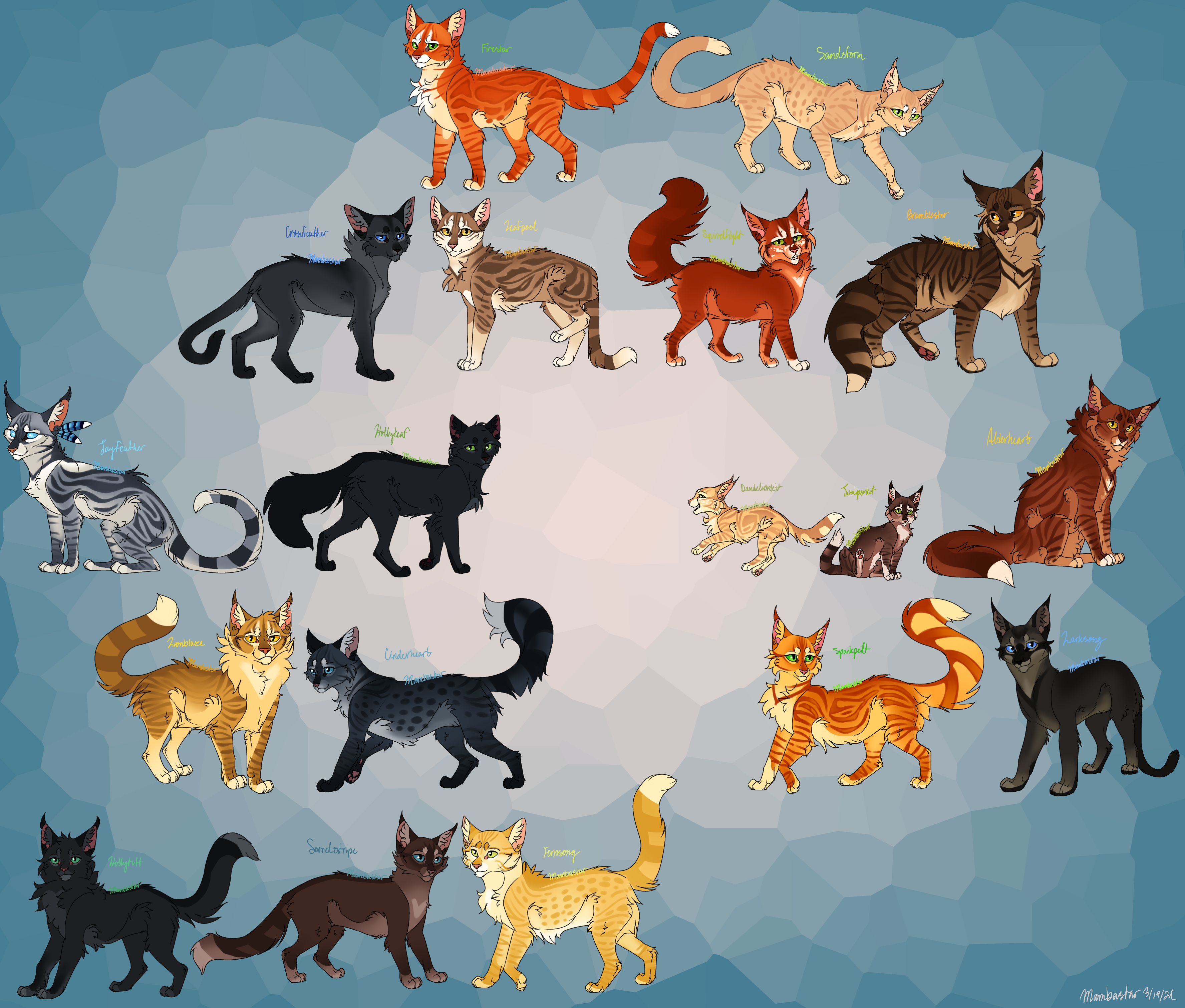 Firestar's Family Made Genetically Accurate by Briarpaw – BlogClan