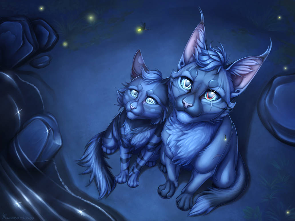 Blue Riven Cat Blue River by Mambastar on DeviantArt