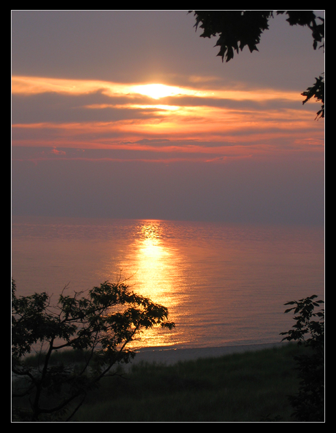 Lake Michigan Sunset.
