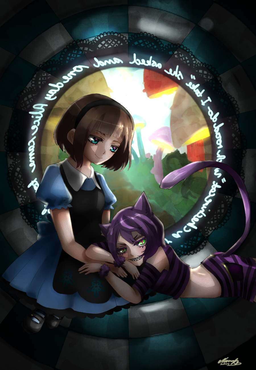 Alice and Cheshire