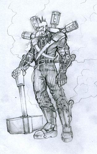 sketch for 3D game character by igorshmigor on DeviantArt