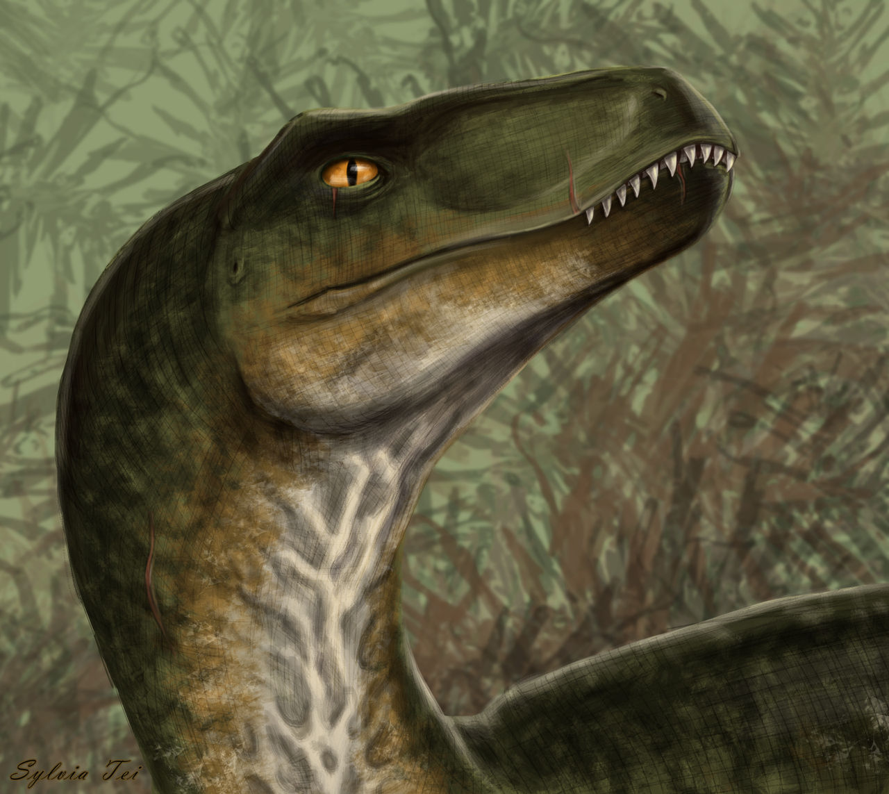 Raptor portrait by SylviaTei on DeviantArt