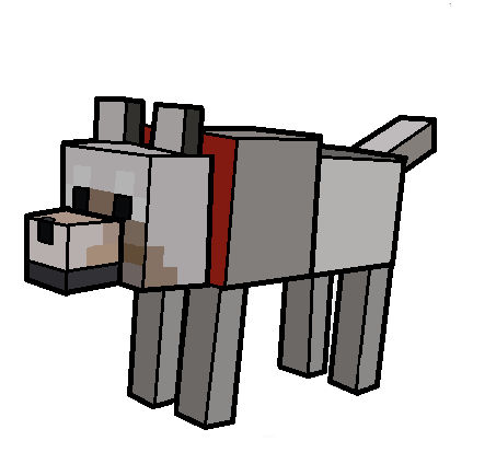 Minecraft Wolf by Kory226 on DeviantArt