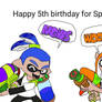 Happy 5th birthday for Splatoon