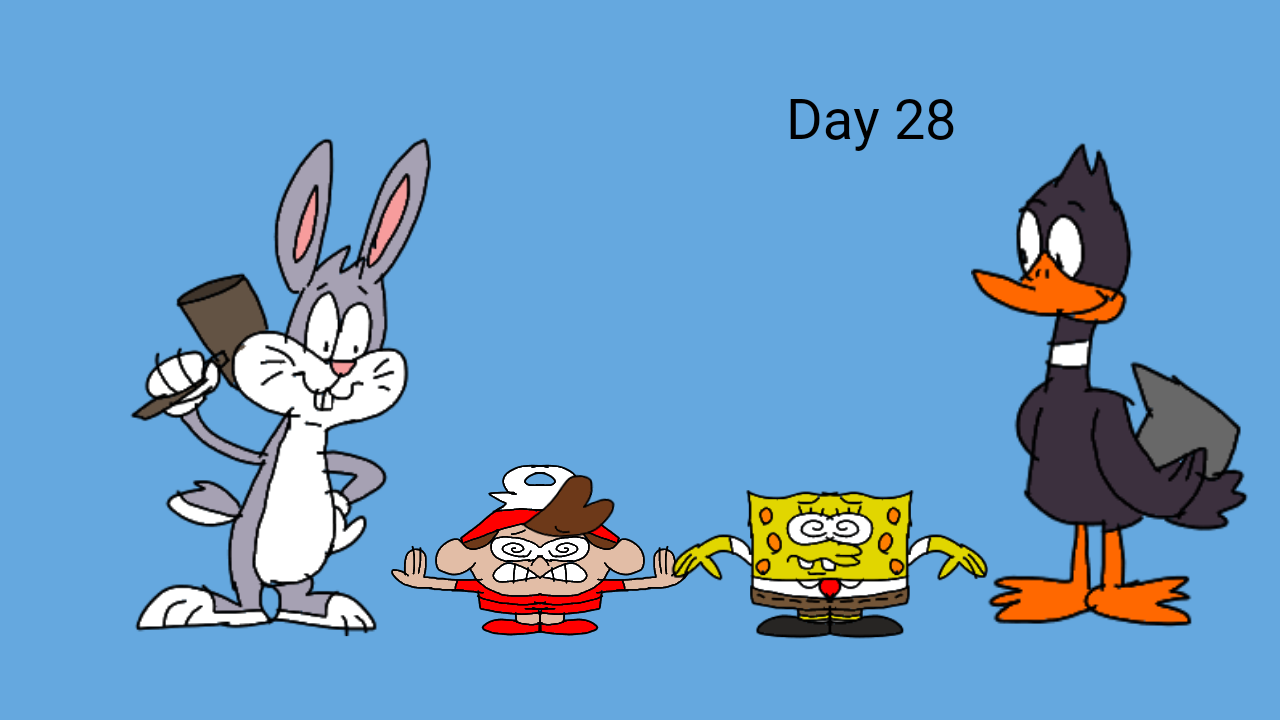 Day 28 _ draw daily art _ The Looney tunes cartoon character