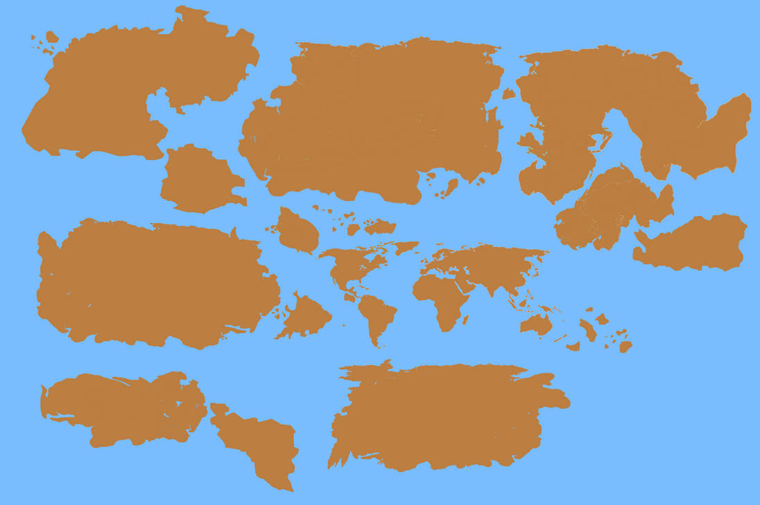 Cartooniverse World Map by SidabaTheToonLord on DeviantArt