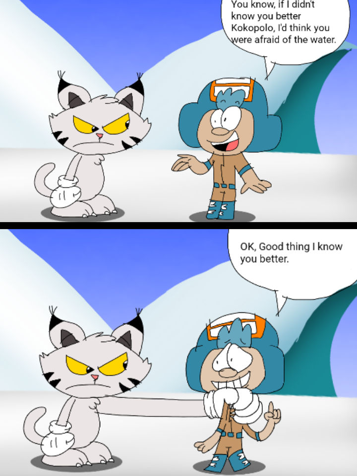 This Cat's Not 'Fraid of Water by SidabaTheToonLord on DeviantArt