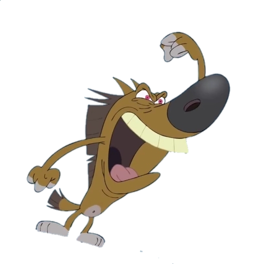 Zig and Sharko : Zig angry PNG by SidabaTheToonLord on DeviantArt