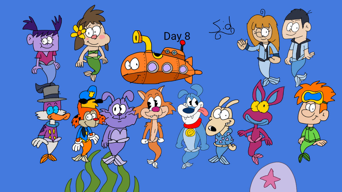 Toon Mer-May Day 8 by SidabaTheToonLord on DeviantArt