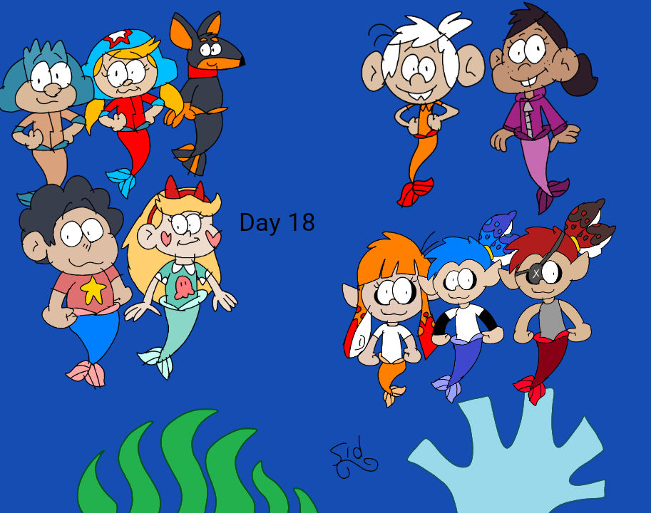 Toon Mer-May Day 18 by SidabaTheToonLord on DeviantArt