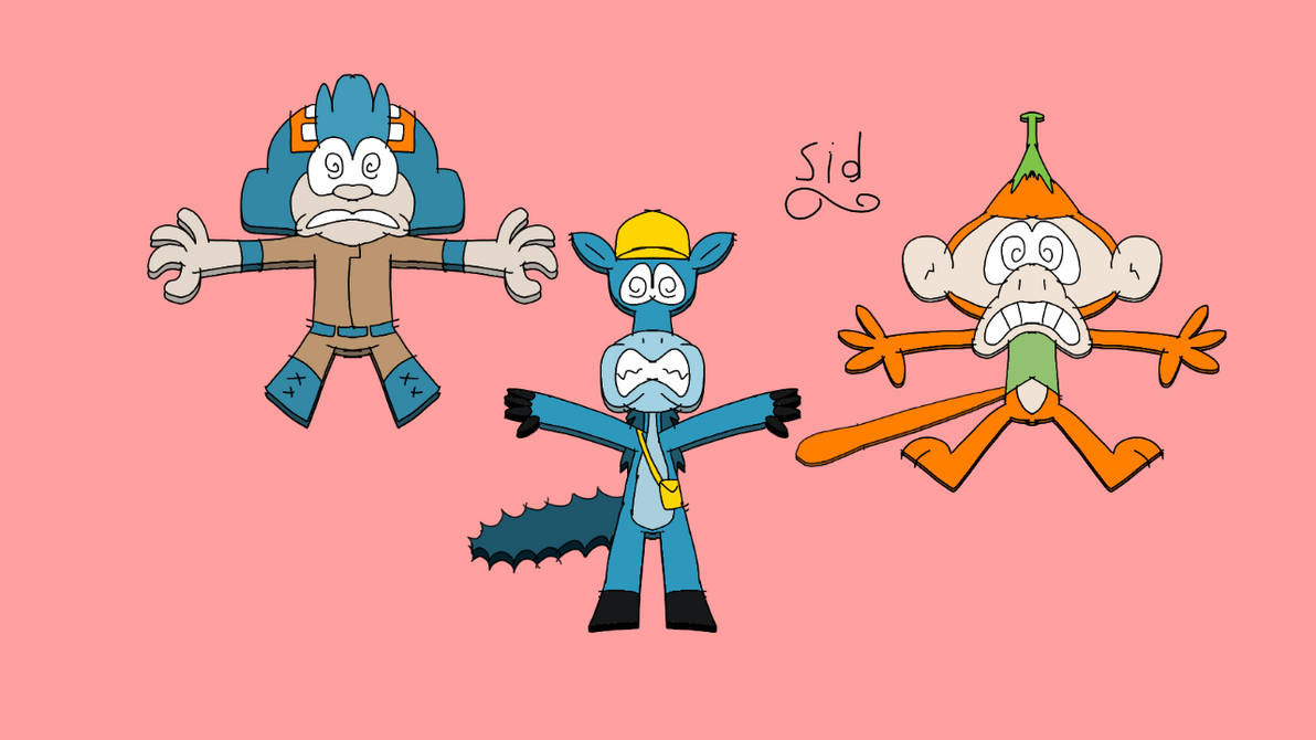 Flattened Trio by SidabaTheToonLord on DeviantArt