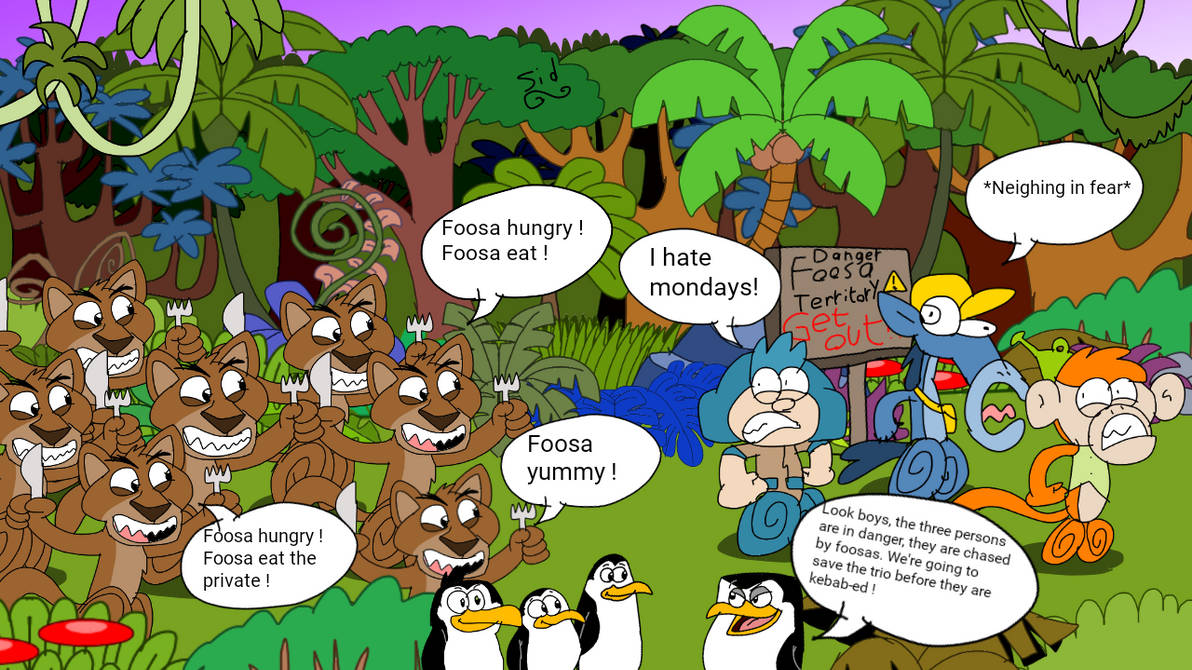 The Foosa Fiasco by SidabaTheToonLord on DeviantArt