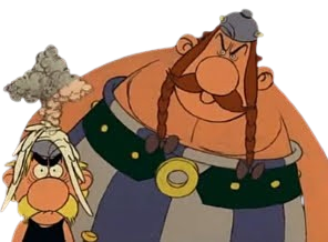 Asterix : Angry Asterix and Obelix PNG by SidabaTheToonLord on DeviantArt