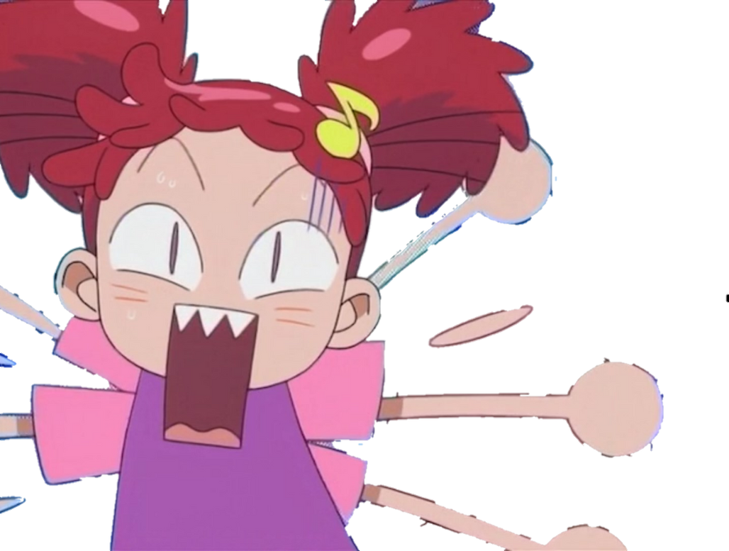Angry Dormei Ojamajo Doremi : Scared Doremi PNG by SidabaTheToonLord on DeviantArt